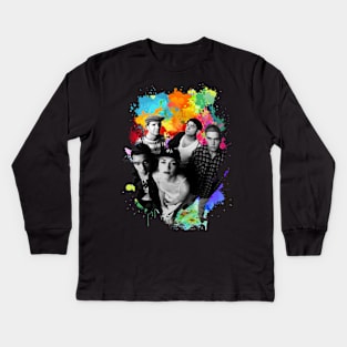 Splash Water Color// No Doubt Kids Long Sleeve T-Shirt